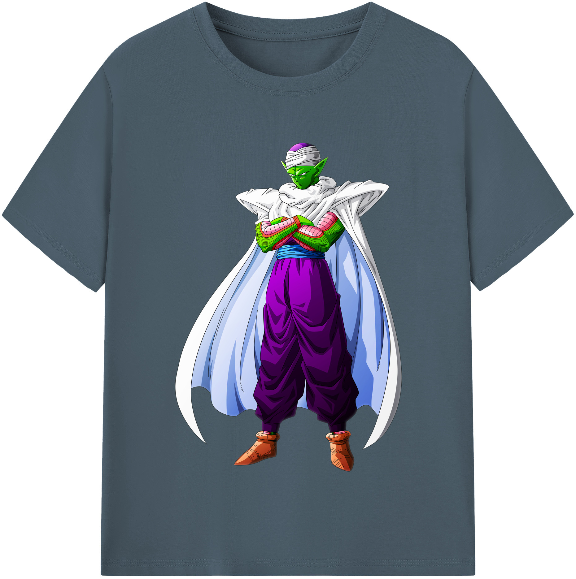 （画像用） ドラゴンボール ピッコロ DRAGON BALL Piccolo 綿100％半袖Tシャツ（フロントプリント）